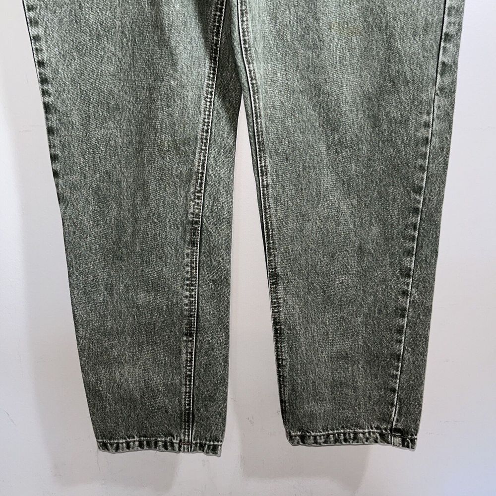 Urban Outfitters BDG Button Up Slim Straight Jeans Women's 30 Stone Washed Olive - Picture 4 of 13